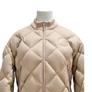 Hermes Beige Short Puffer Jacket #38